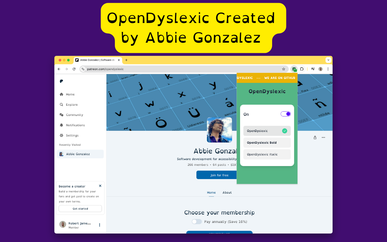 OpenDyslexic for Chrome - 截图 3