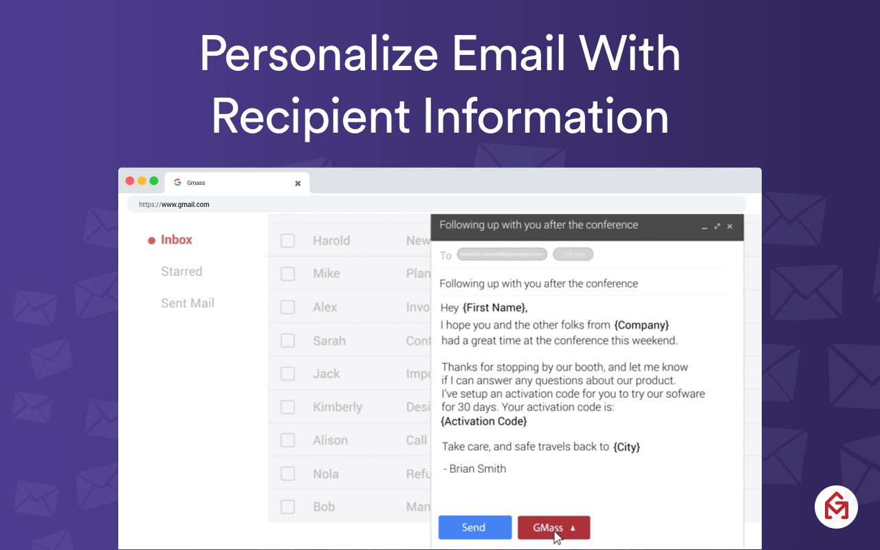 GMass: Powerful mail merge for Gmail - 截图 3