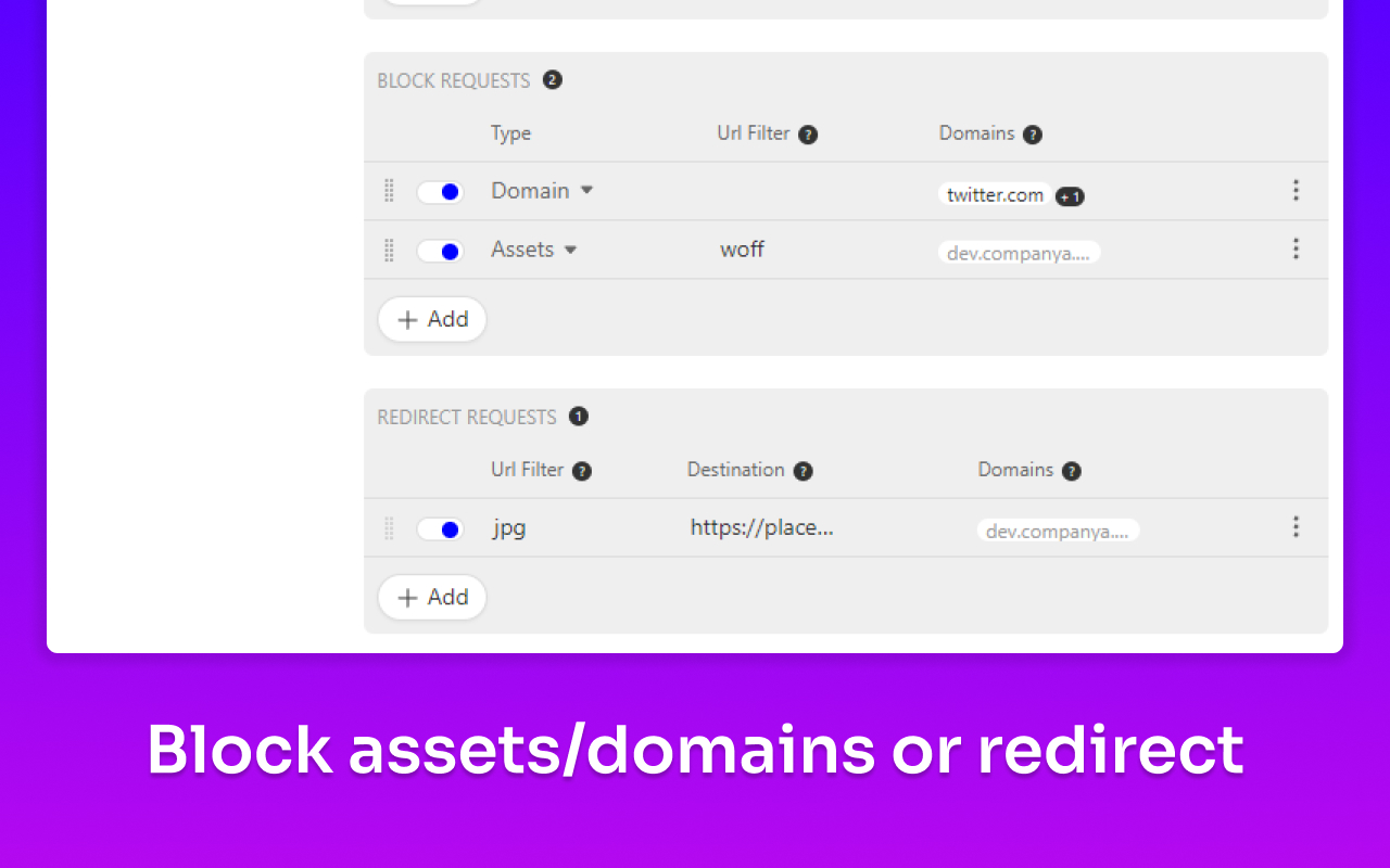 ModBox – Modify headers, block requests - 截图 4