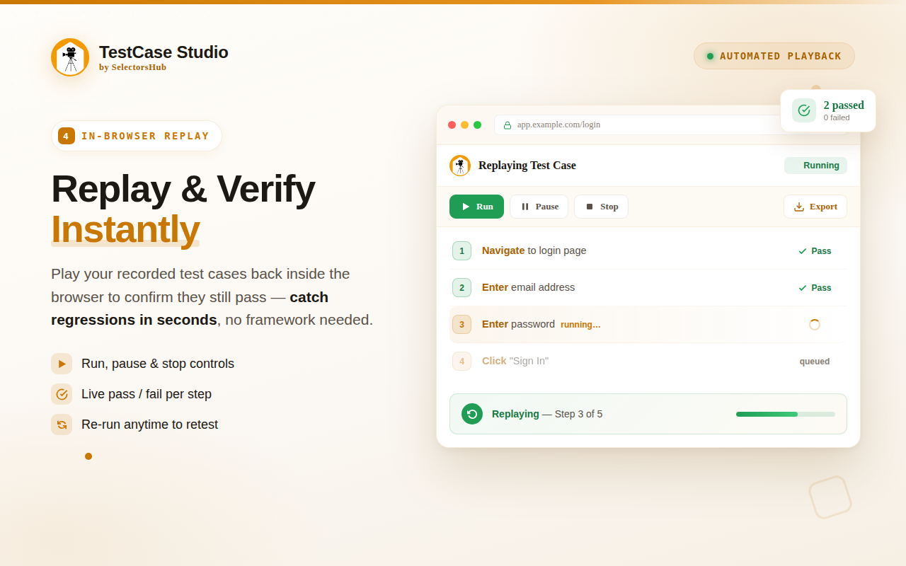 TestCase Studio - Selenium IDE - 截图 2