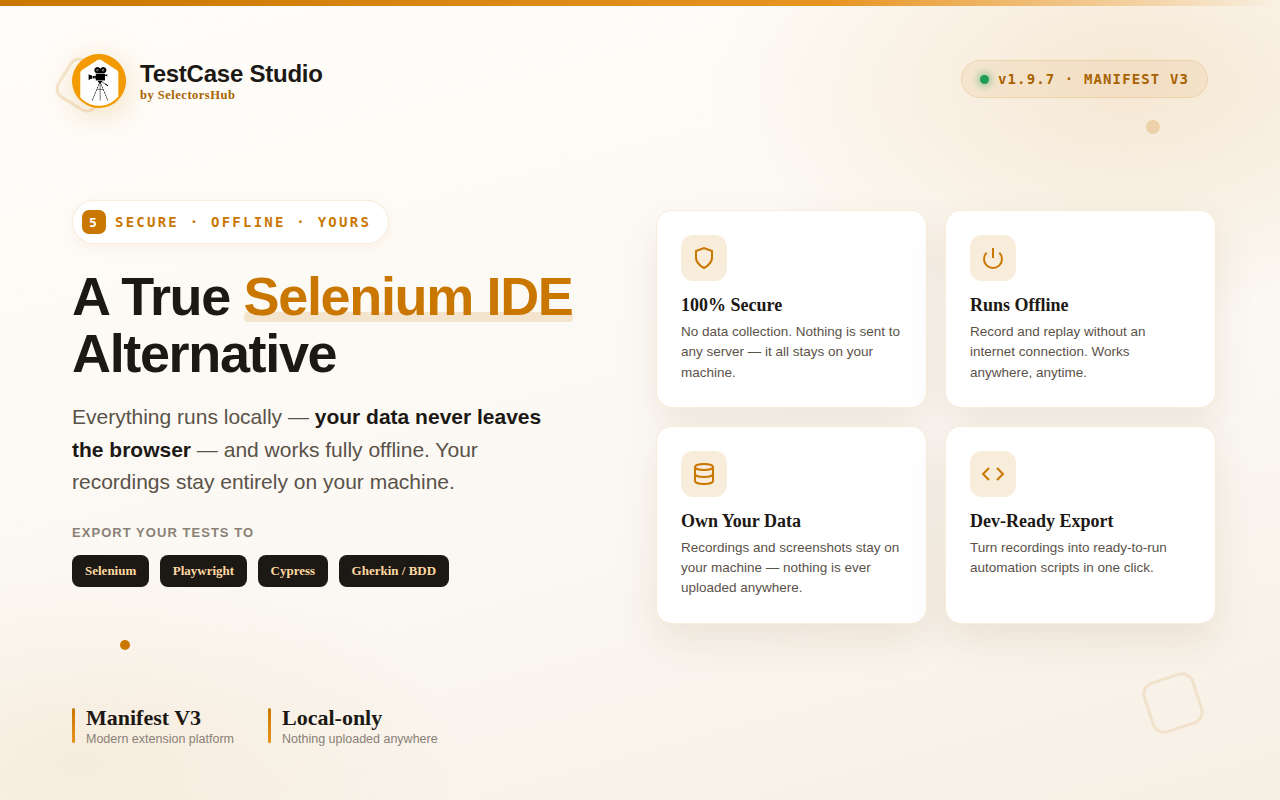 TestCase Studio - Selenium IDE - 截图 4