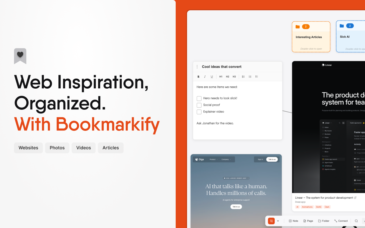 Bookmarkify - 书签管理器 - 截图 2
