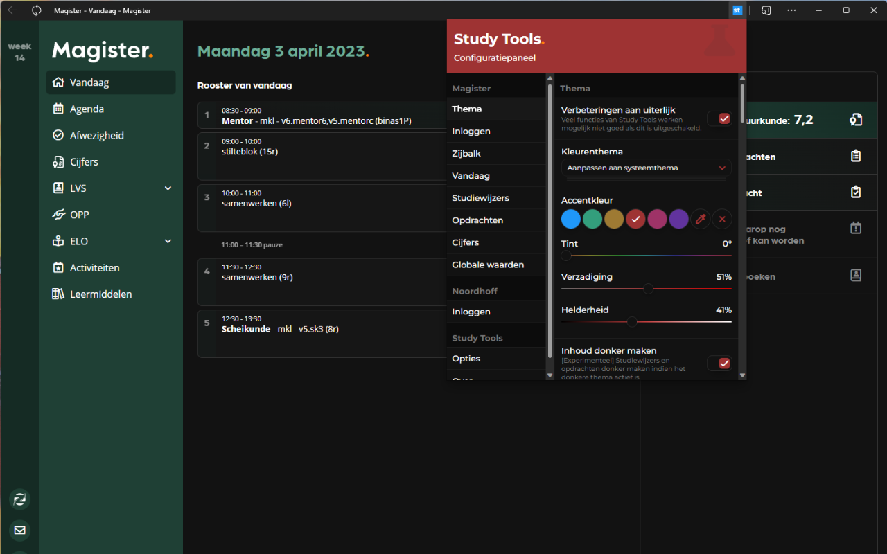 Study Tools voor Magister - 截图 5