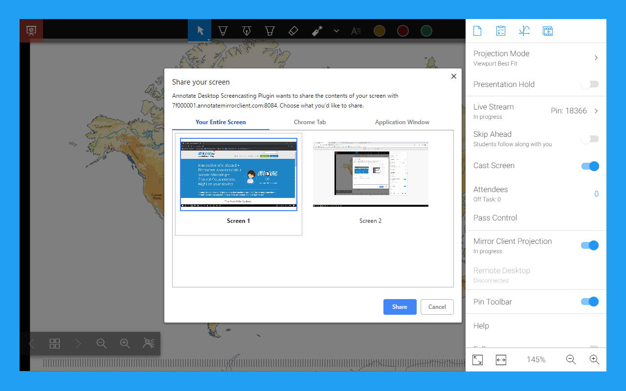 Annotate: Web Annotations with Screen Sharing - 截图 1