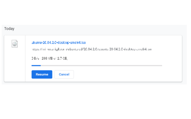 Auto Resume Downloads - 截图 1