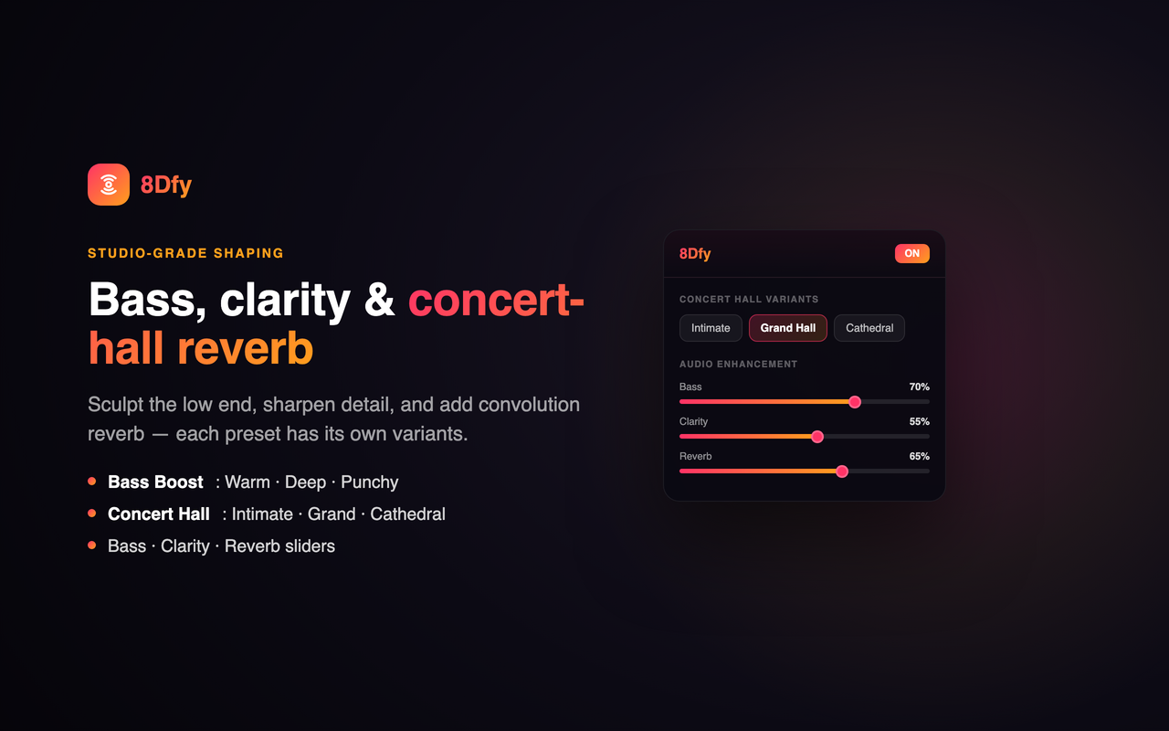8D Audio & Spatial Sound — 8Dfy - 截图 4