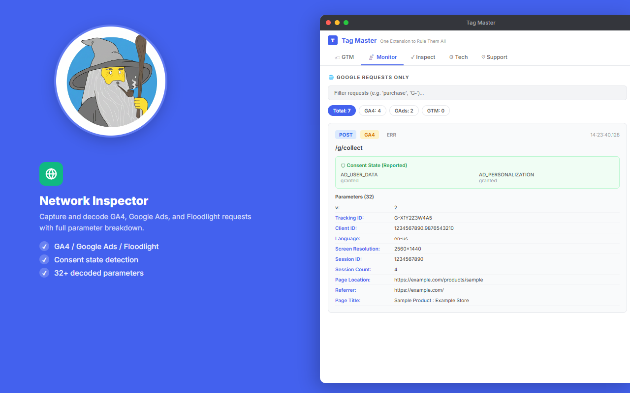 Tag Master – GTM & GA4 Debugger, DataLayer Inspector - 截图 2