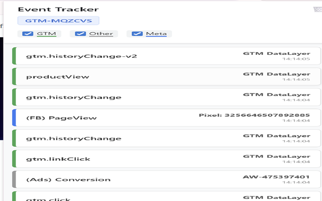 Event Tracker - 截图 1