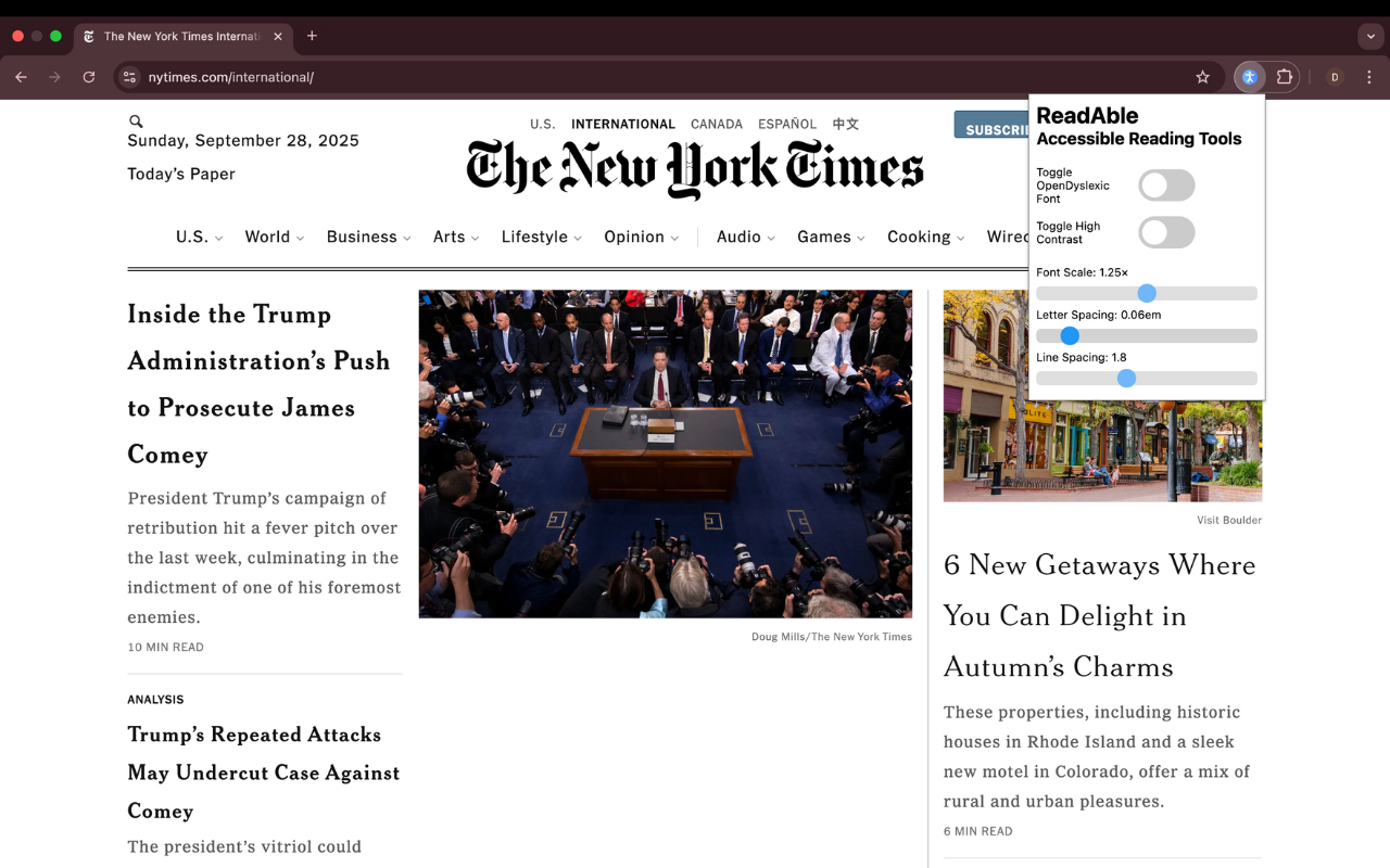 ReadAble: Dyslexia Font & Reading Tools - 截图 2