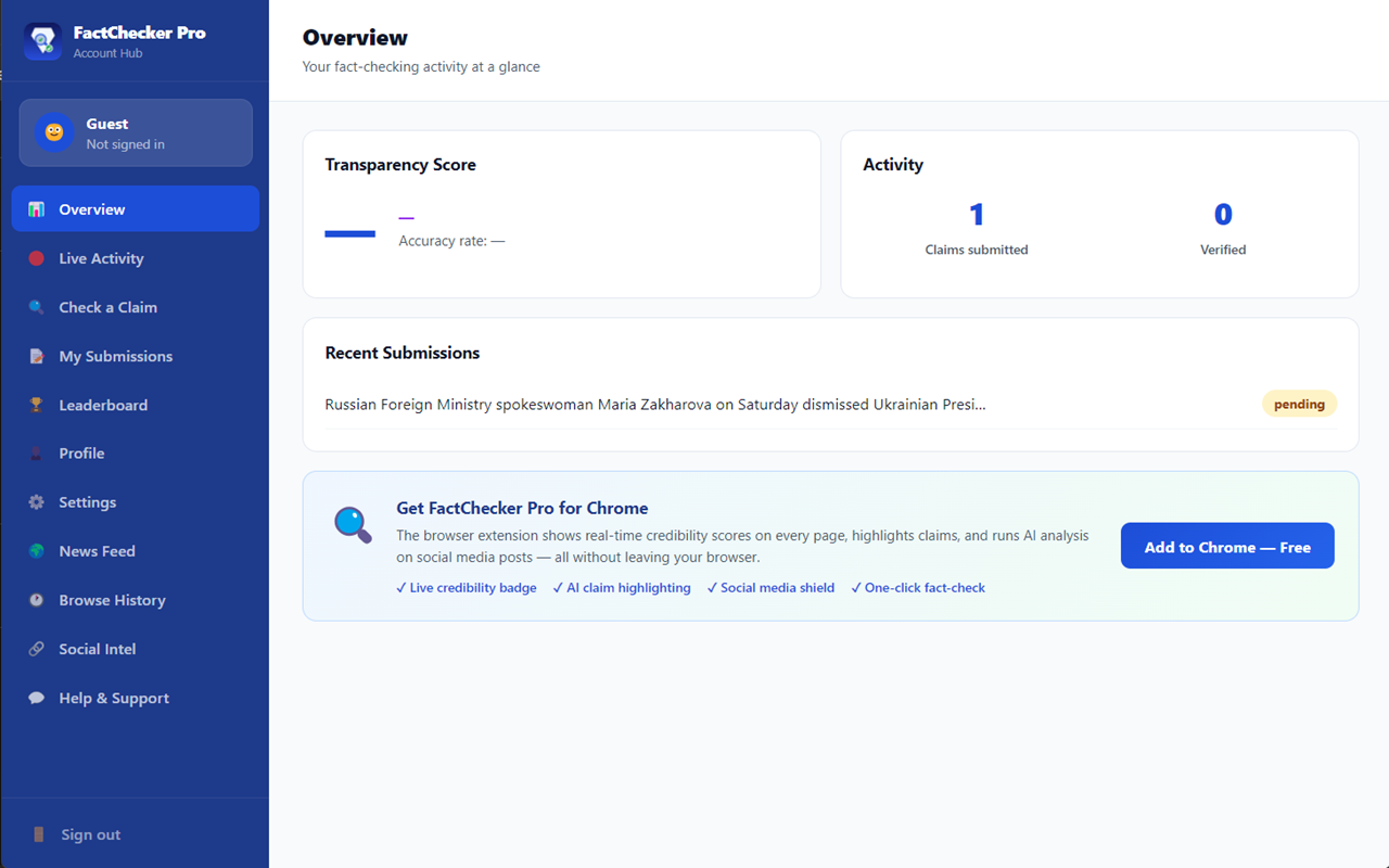 FactChecker Pro - 截图 2