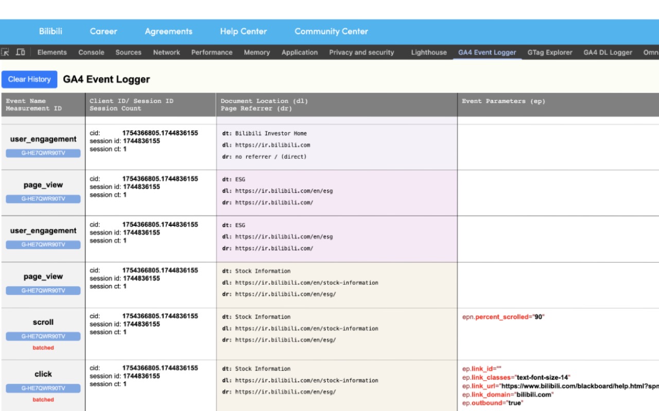 GA4 Network Inspector - 截图 1