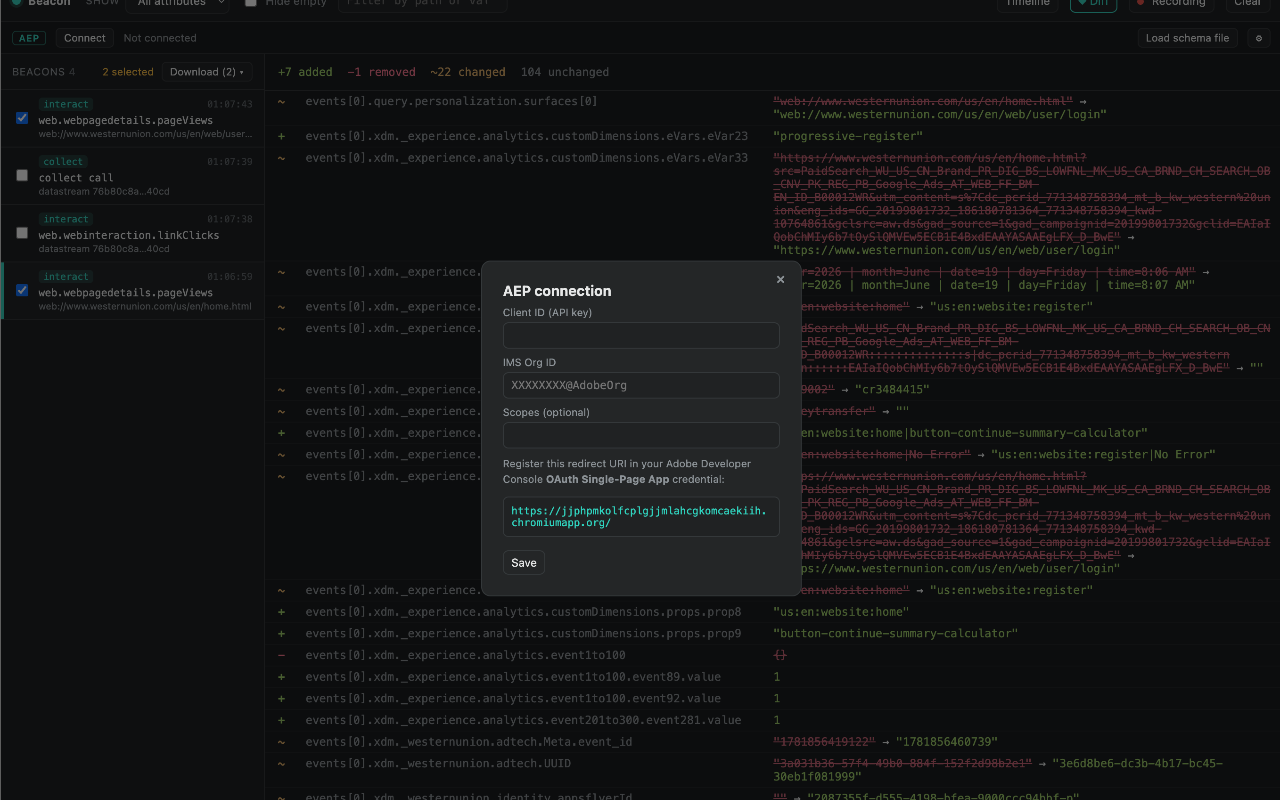 Beacon - Analytics & Tag Debugger - 截图 5