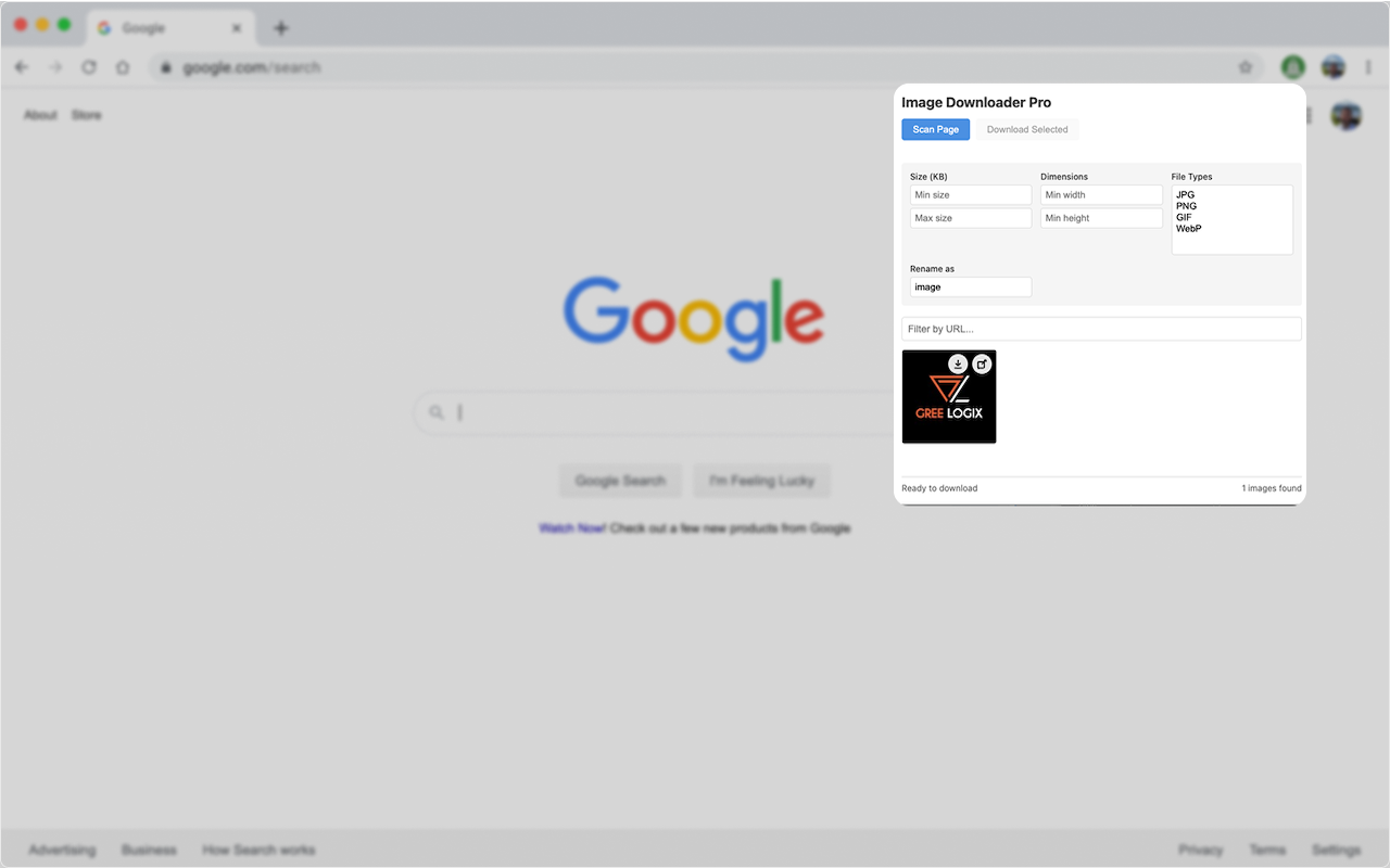 Image Downloader & Scraper – Save All Images in Bulk - 截图 1