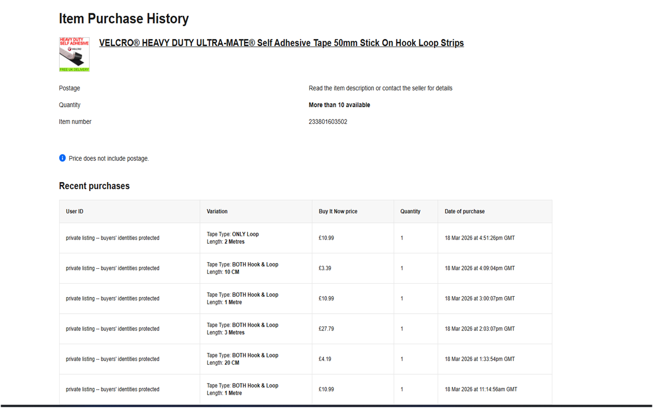 Sold History Tracker for eBay - 截图 2