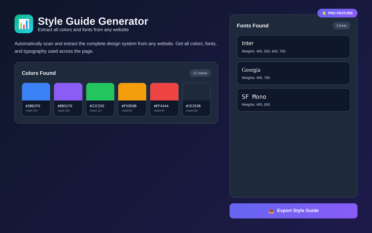 Tailwind CSS Inspector - Visual Design Analyzer & Code Exporter - 截图 2