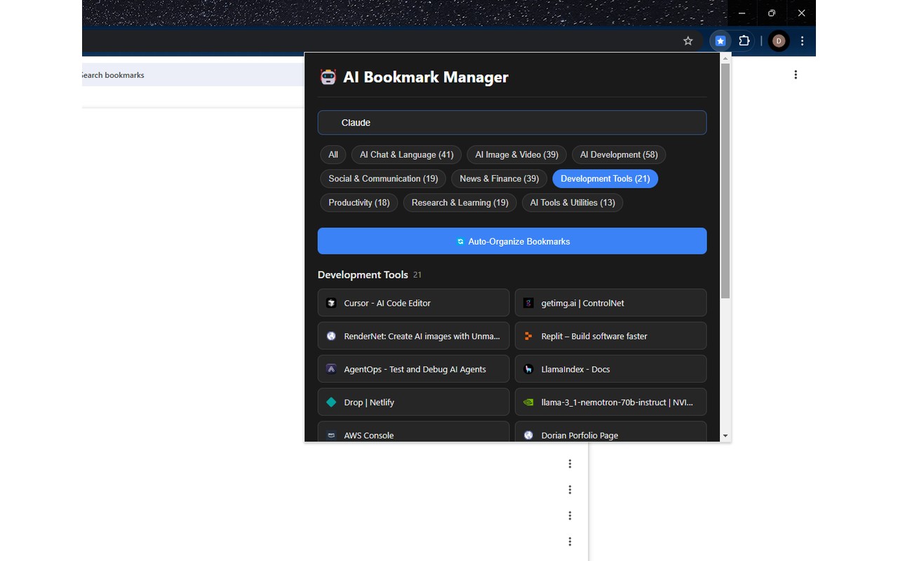 AI Bookmark Manager - 截图 2