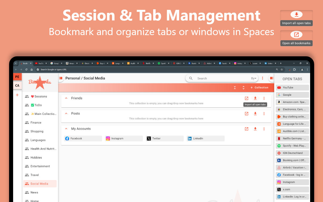 Bookmarks Manager - 截图 4