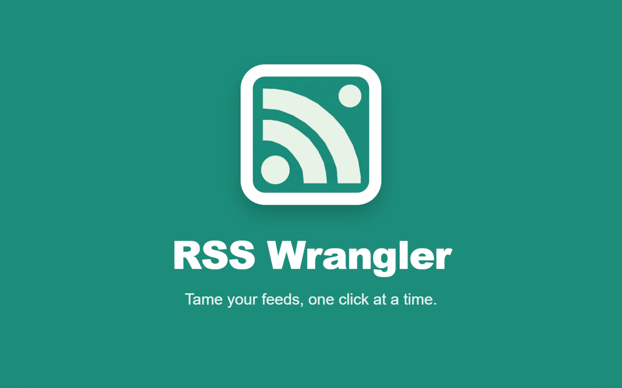 RSS Wrangler - 截图 3