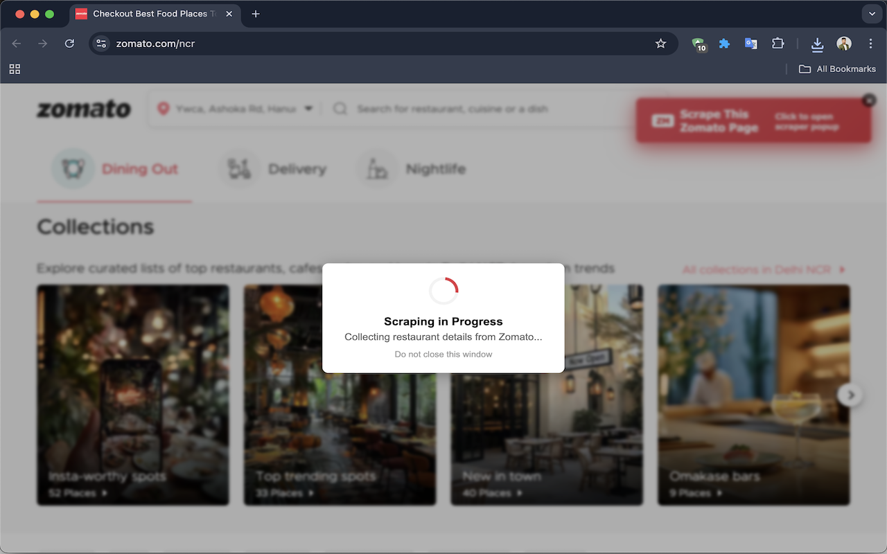 Zomato Scraper Pro – Restaurant Data Extractor - 截图 2