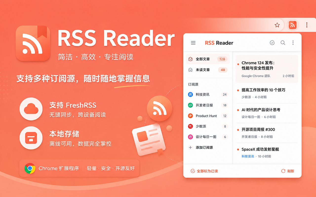River Reader – RSS & Feed Reader - 截图 1