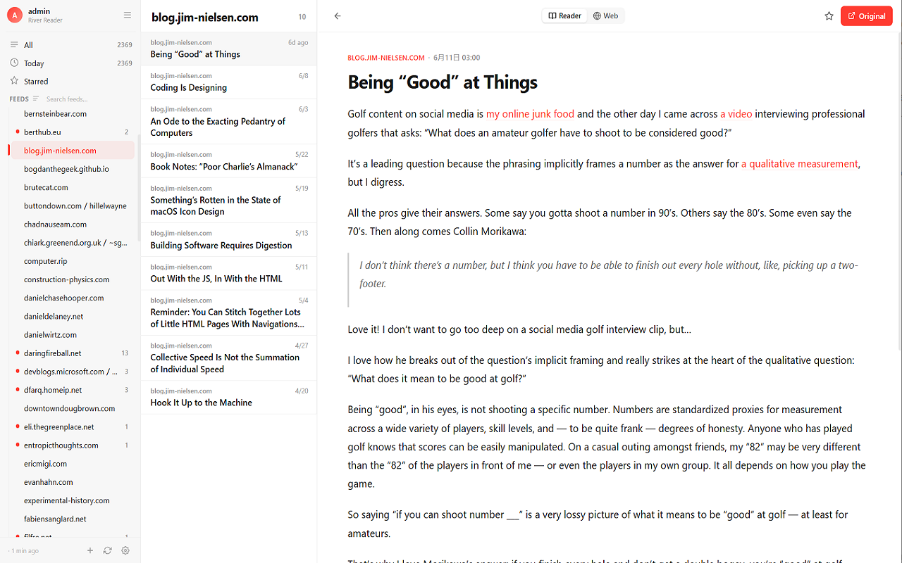 River Reader – RSS & Feed Reader - 截图 2