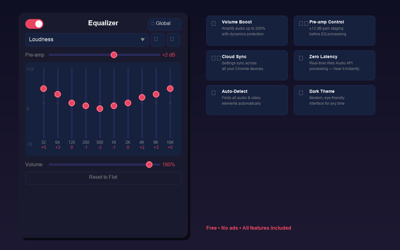 Equalizer — 10-Band Audio EQ - 截图 3