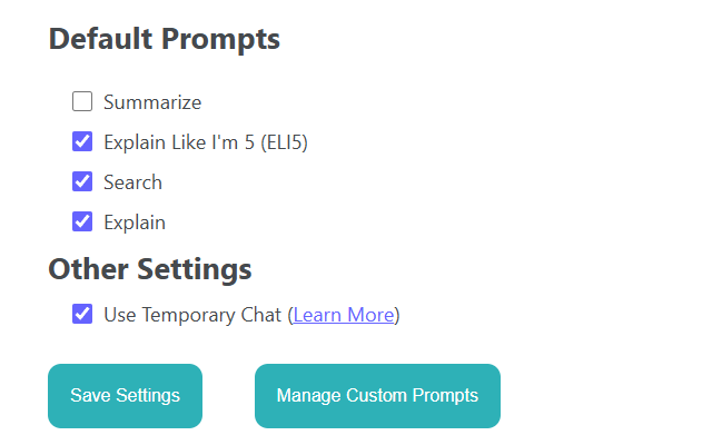 ChatGPT Context Menu - 截图 3