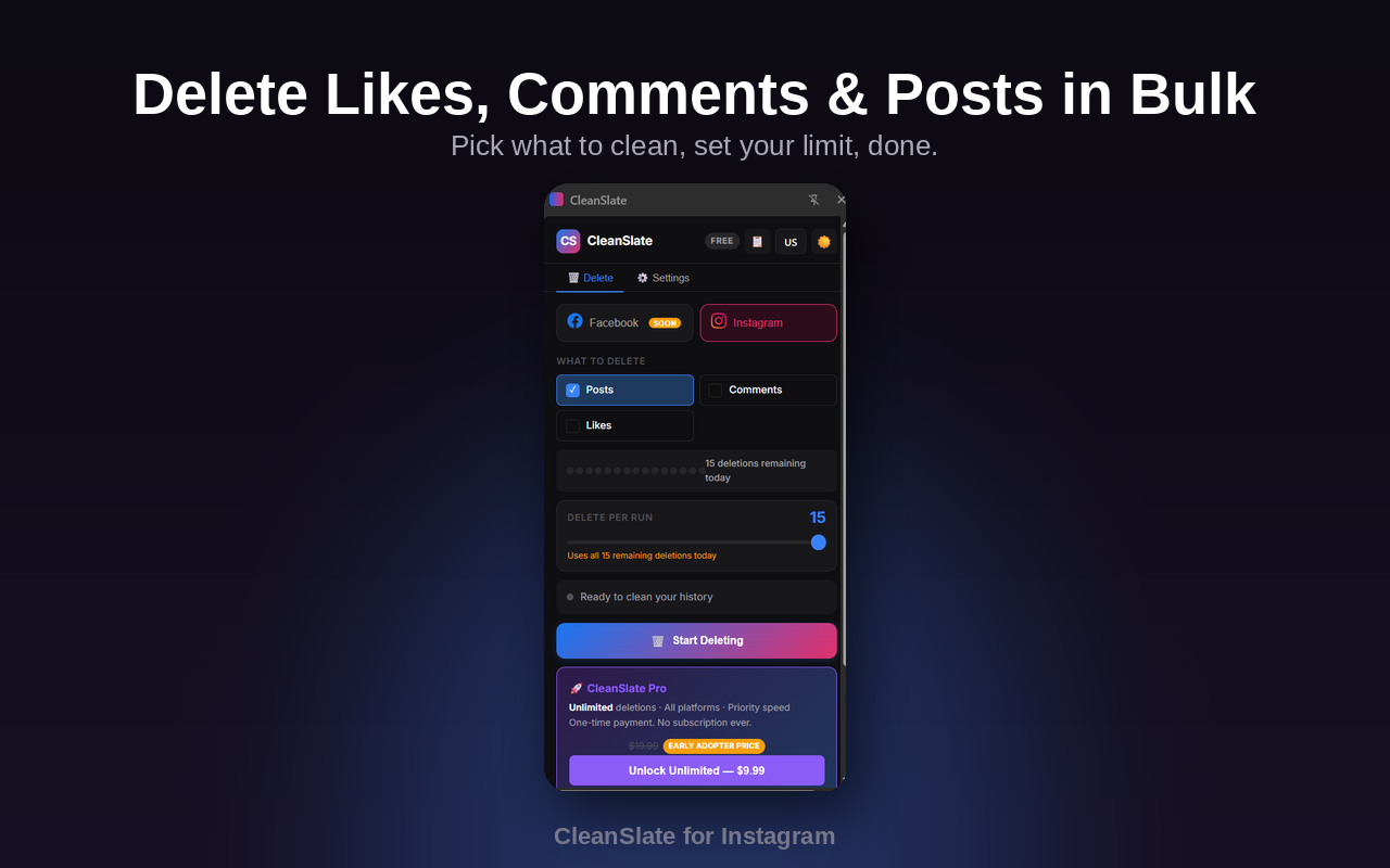 CleanSlate for Instagram - 截图 4