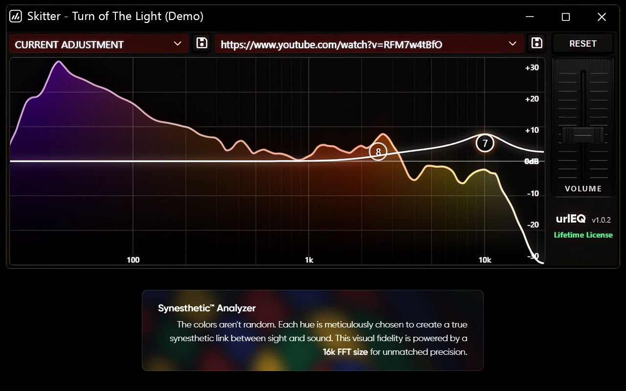 urlEQ | Web Equalizer & Volume Booster - 截图 1