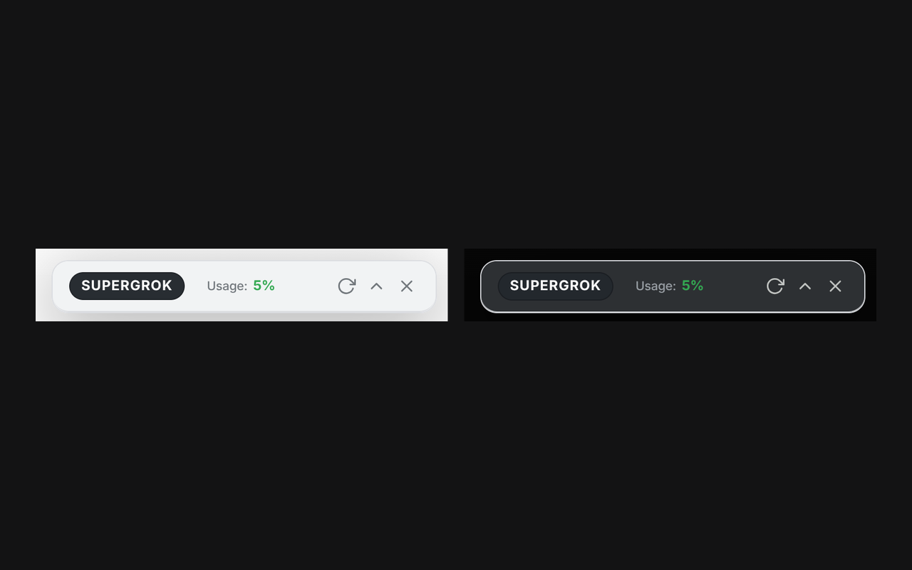 Grok Usage Extension - 截图 1