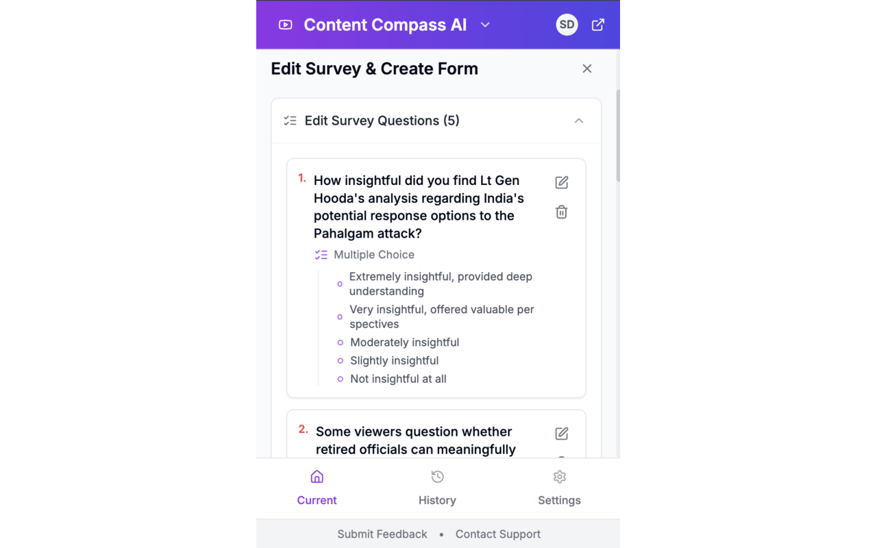 Content Compass AI - 截图 2