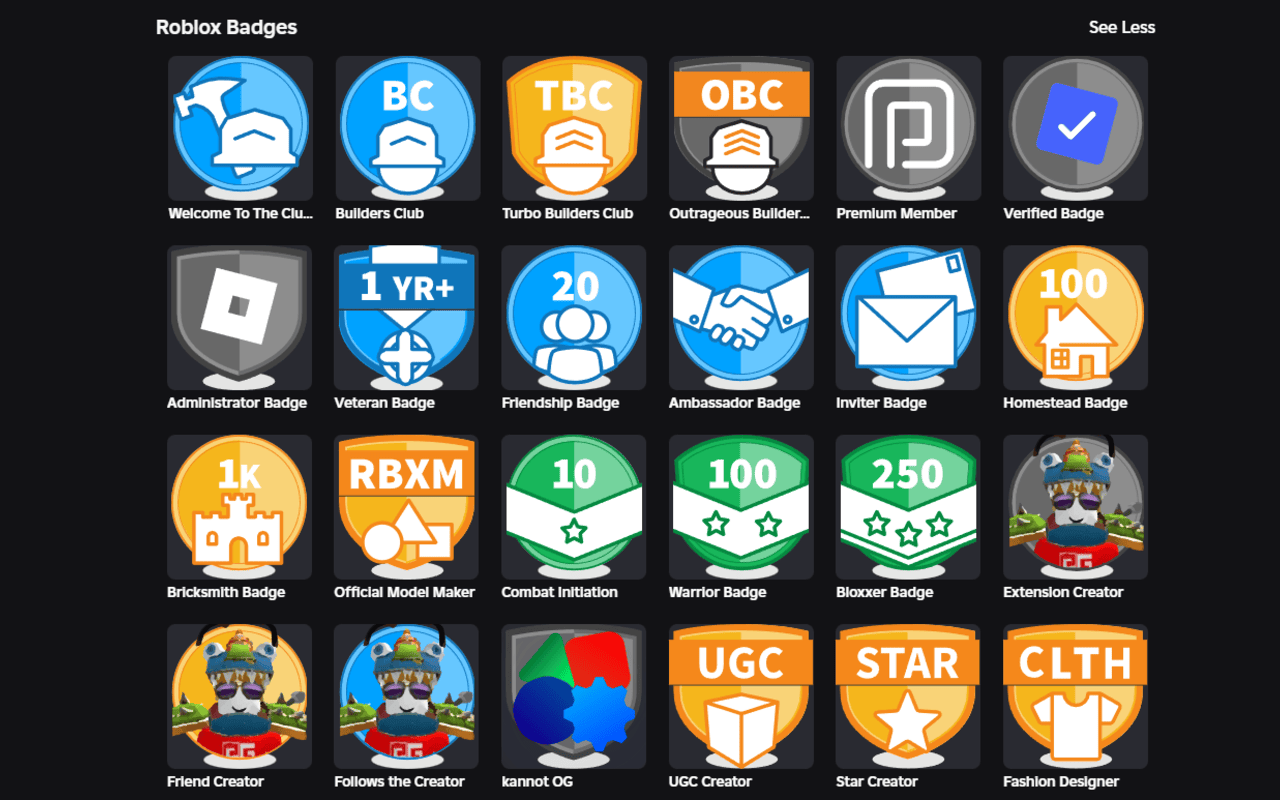 Roblox Badge Restorer - 截图 2