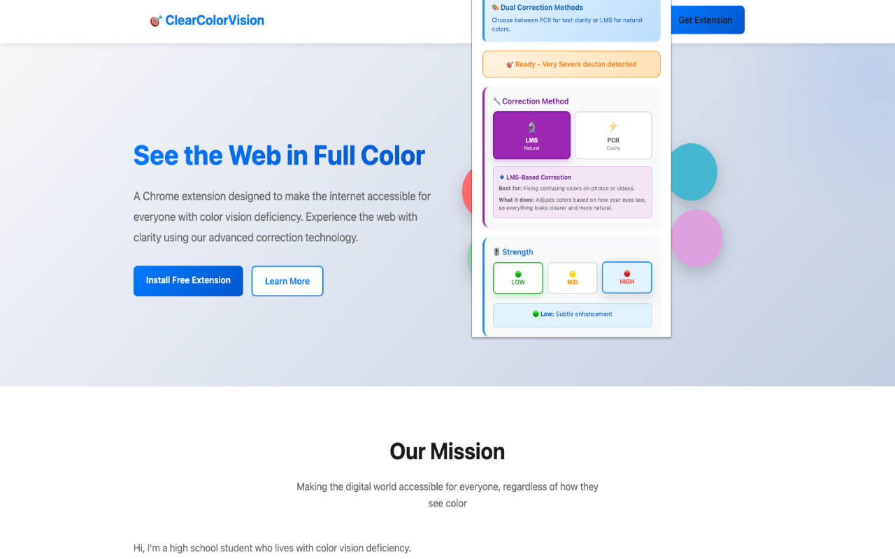 ClearColorVision - Advanced Color Vision Deficiency Corrections - 截图 2