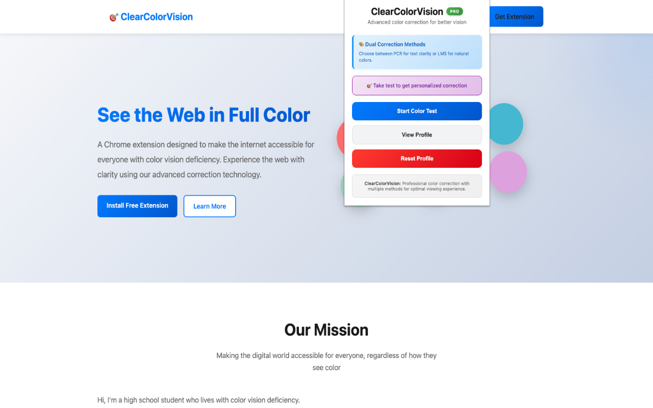 ClearColorVision - Advanced Color Vision Deficiency Corrections - 截图 3