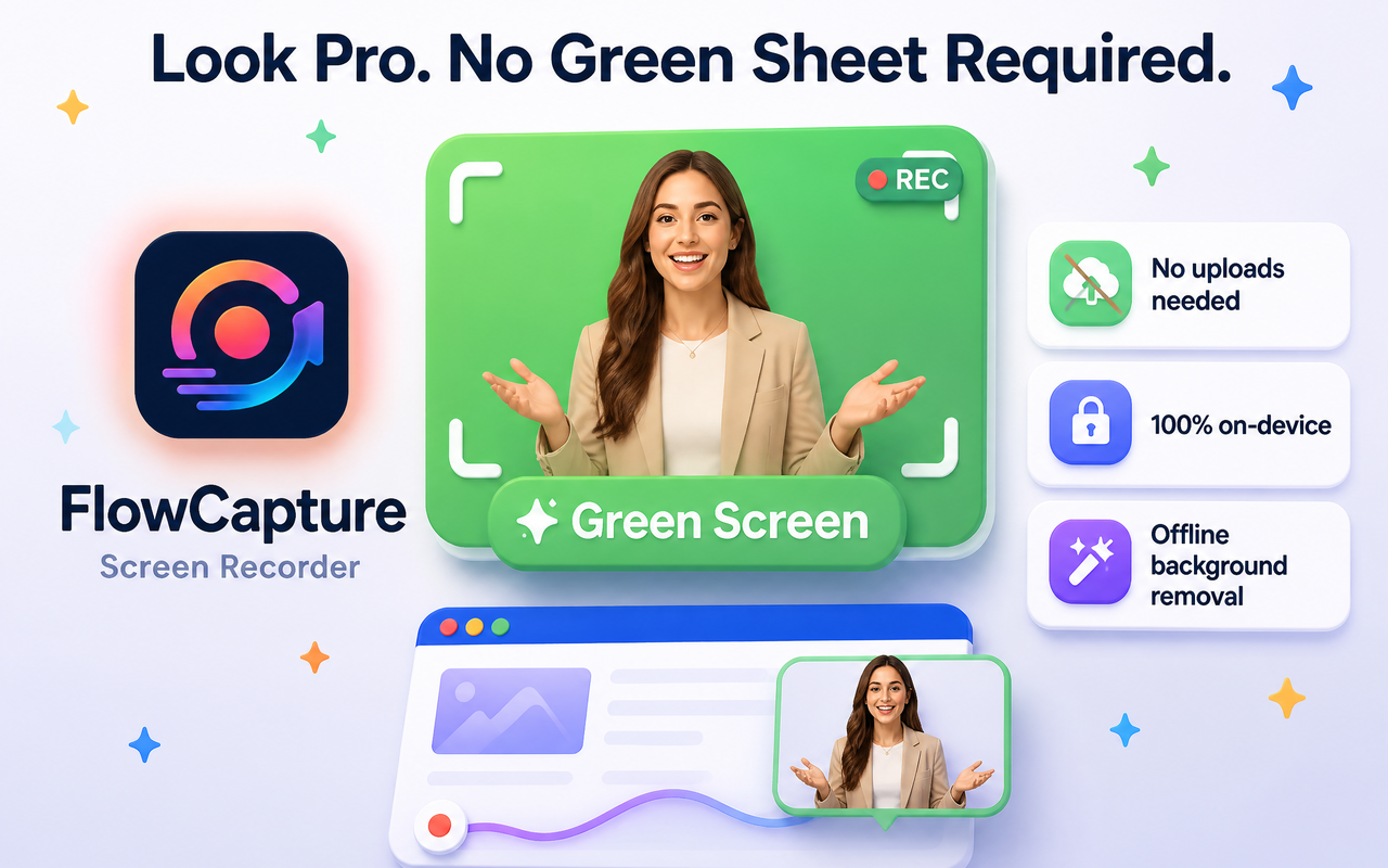 FlowCapture - Screen Recorder + Green Screen - 截图 2