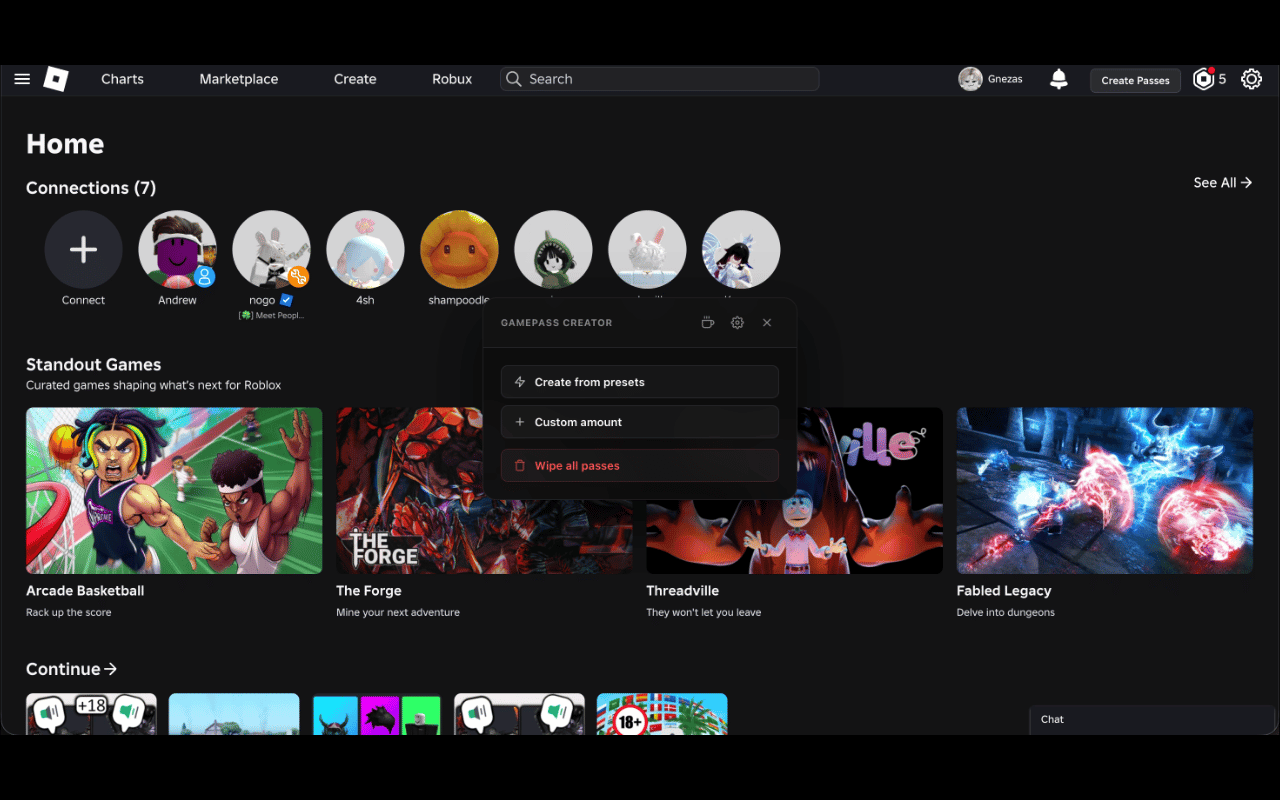 Roblox Gamepass Creator - 截图 1