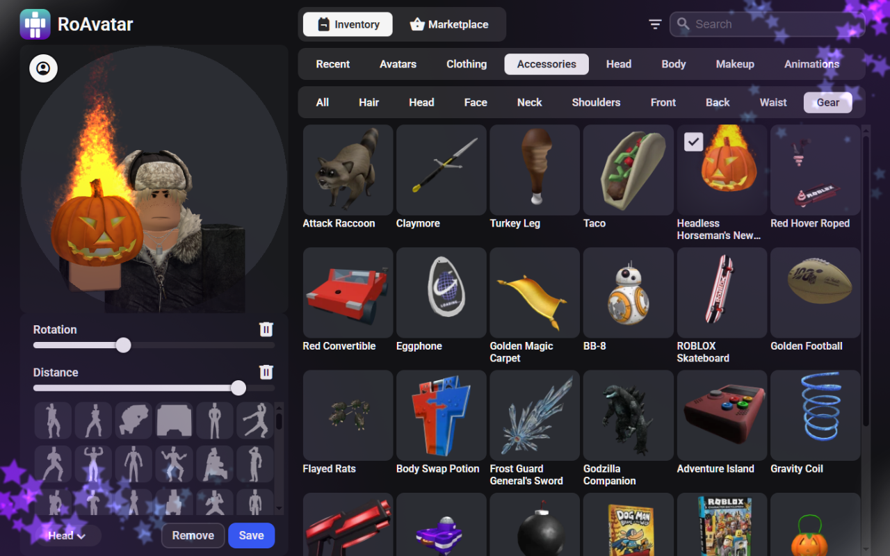 RoAvatar - Roblox Avatar Editor Improved - 截图 2