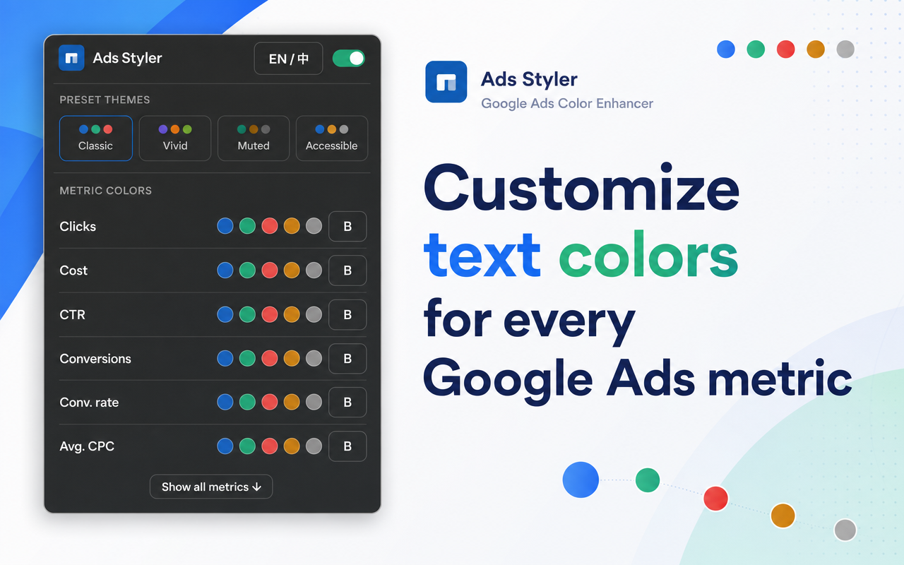 Ads Styler - Google Ads Color Enhancer - 截图 3