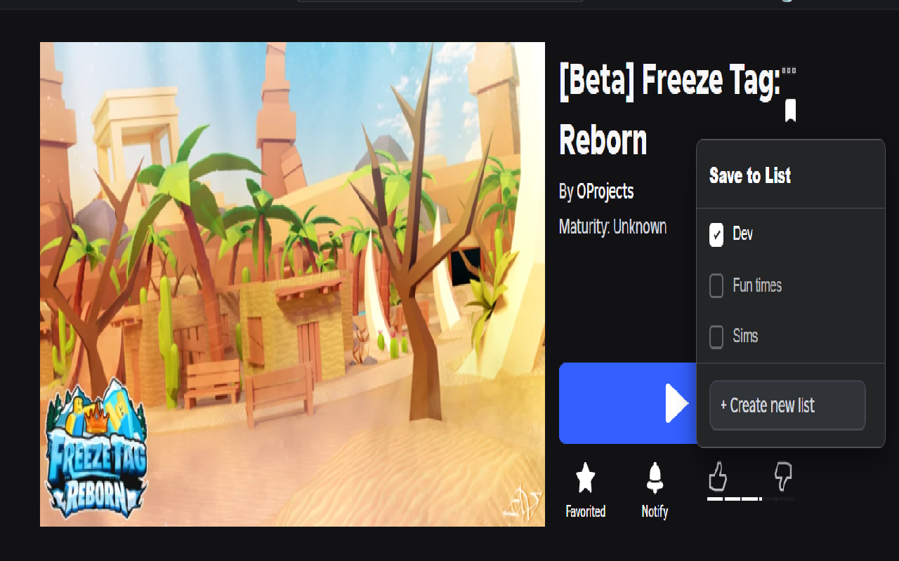 My Roblox Games - 截图 1