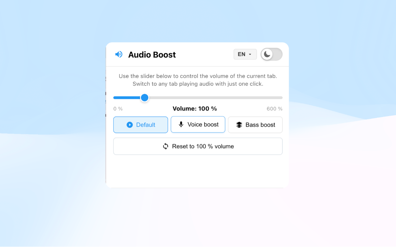 Audio Boost - 音量增强器 - 截图 1