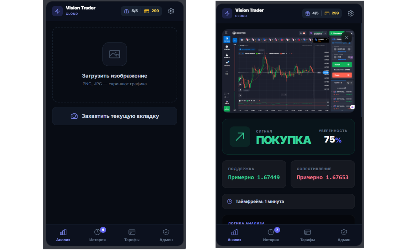 Vision Trader — AI Трейдинг - 截图 1