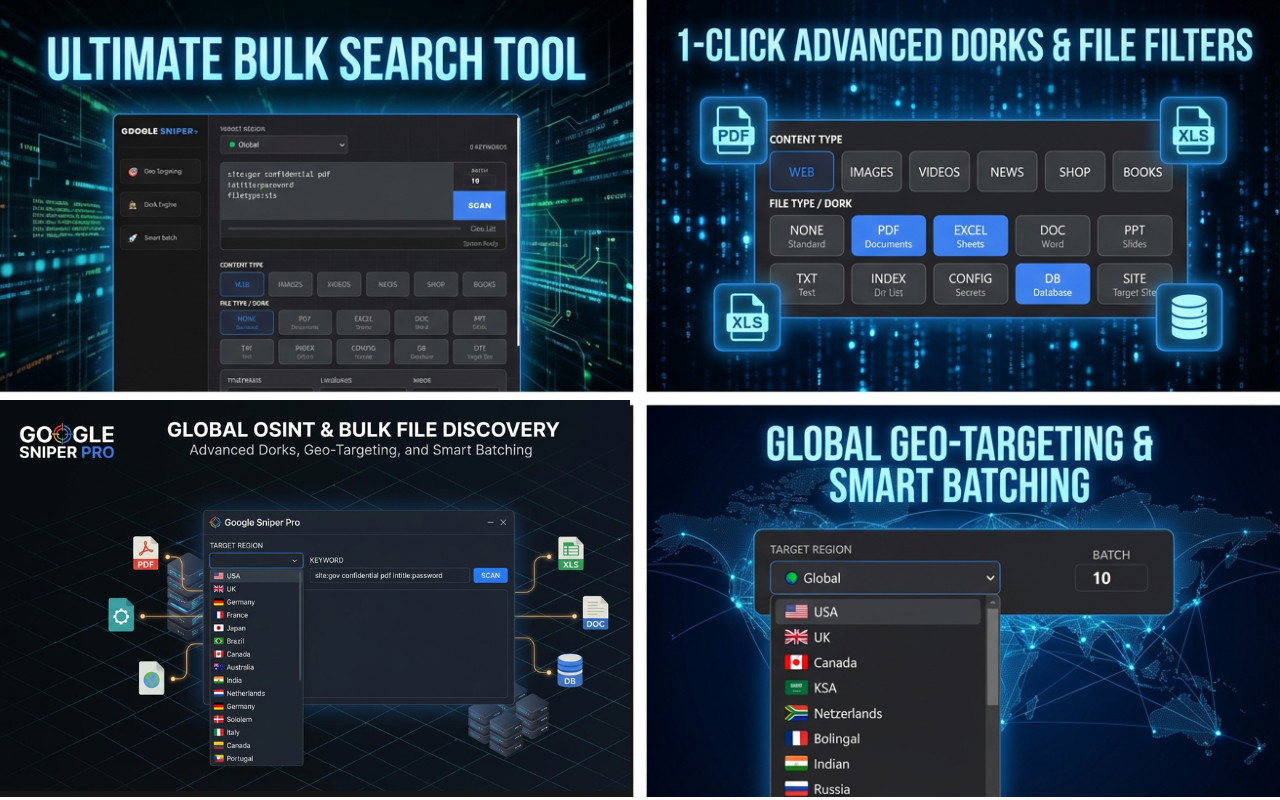 Google Sniper Pro - Bulk Search Tool free - 截图 1