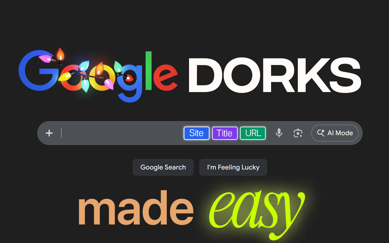 Google Dorks - Made Easy - 截图 4