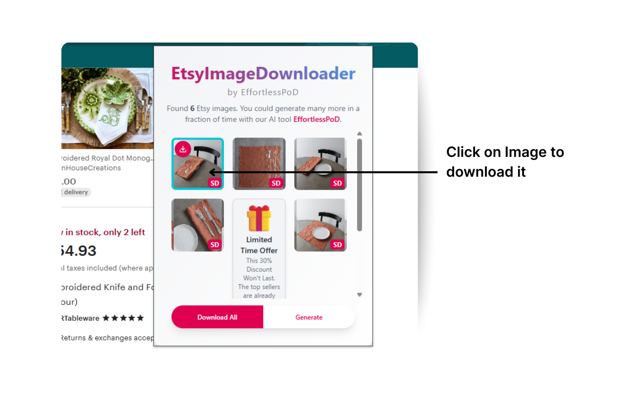 Etsy Image Downloader - 截图 3