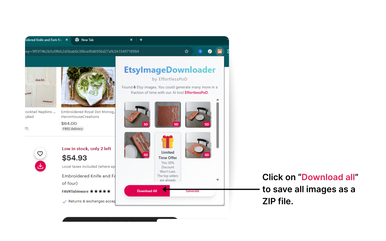 Etsy Image Downloader - 截图 4