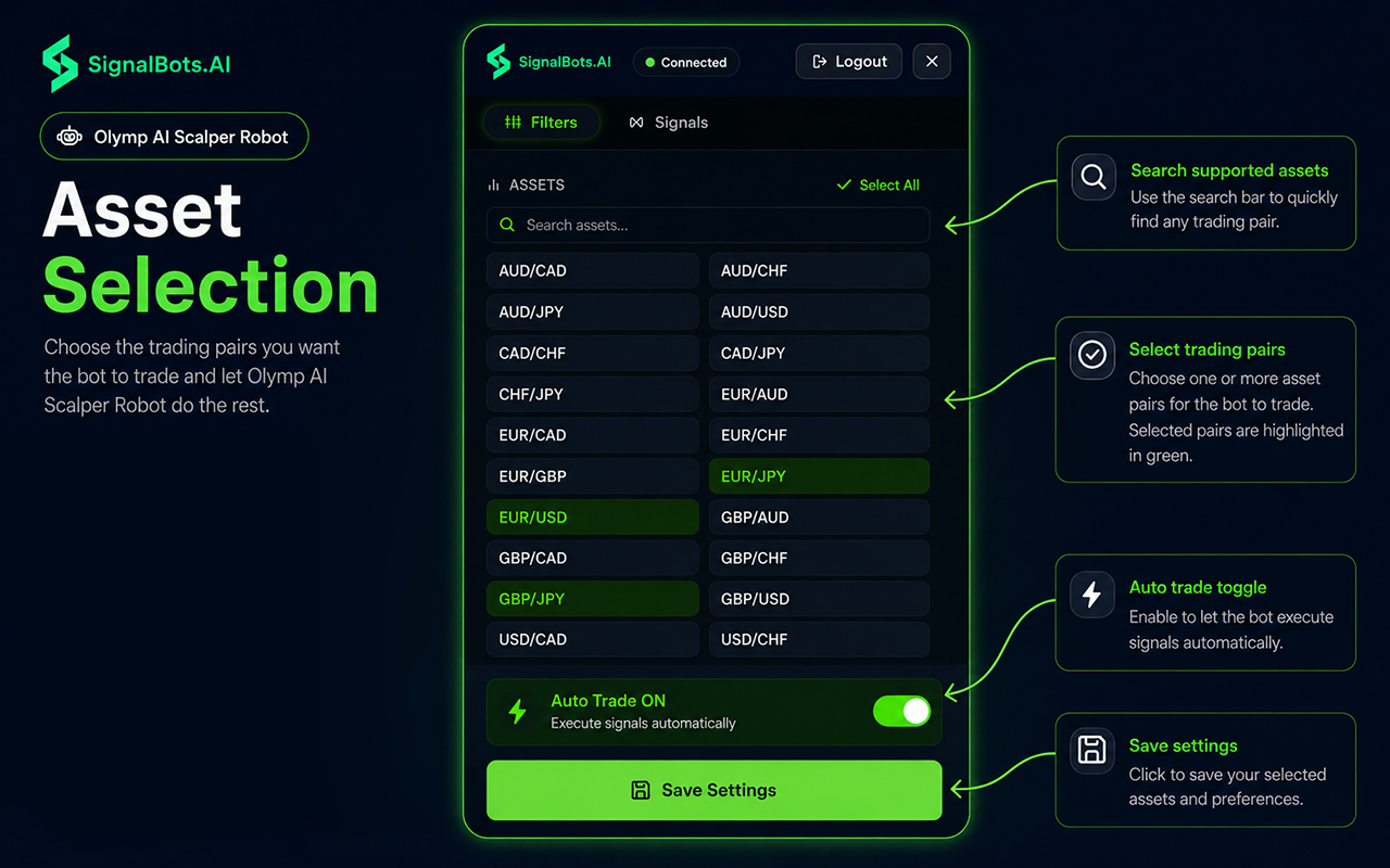 Olymp AI Scalper Robot - 截图 1