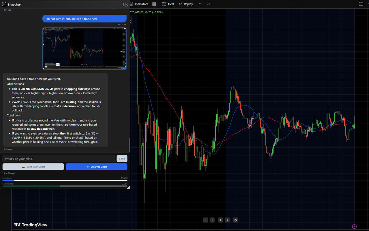 Snapchart - Trading Psychology AI Coach - 截图 4