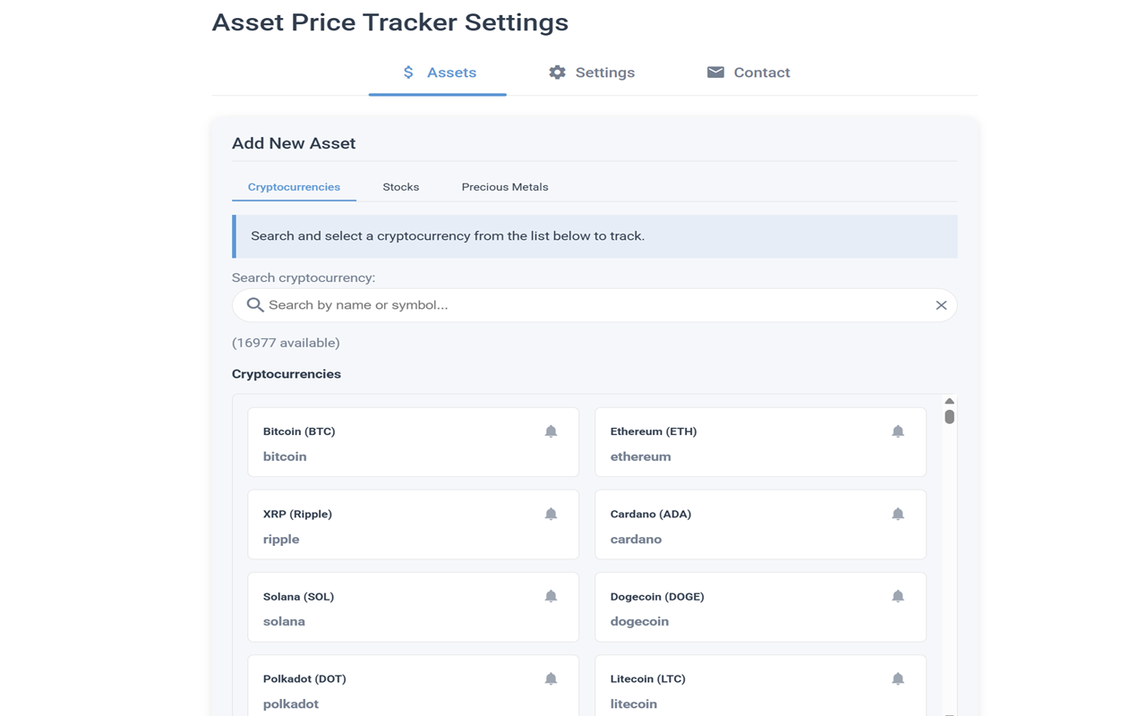 Asset Price Tracker - 截图 3