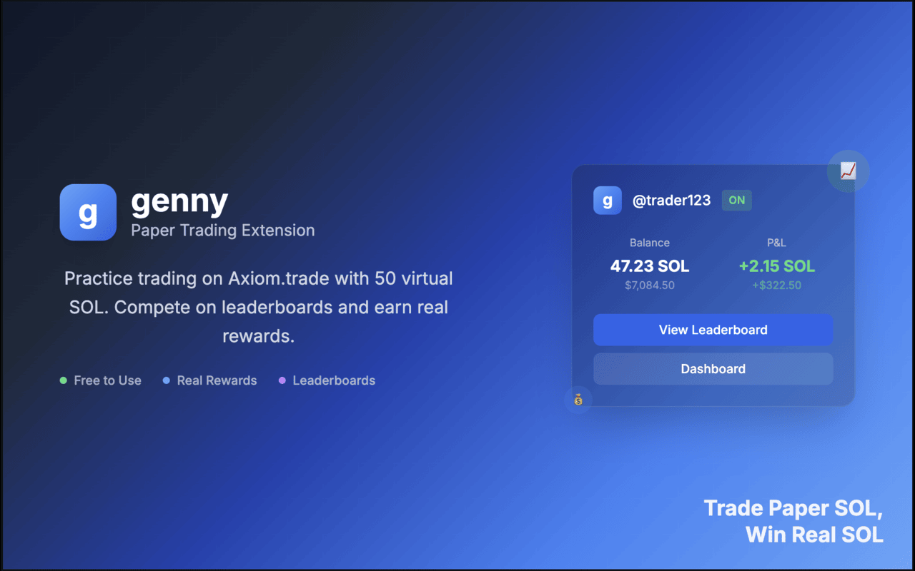 genny - Paper Trading for Axiom - 截图 3