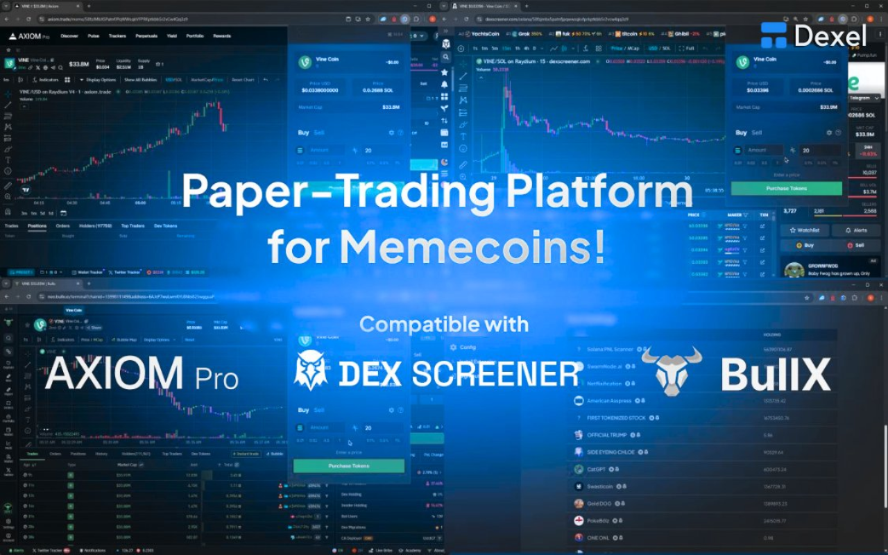Dexel - Paper Trading Meme Coins - 截图 2